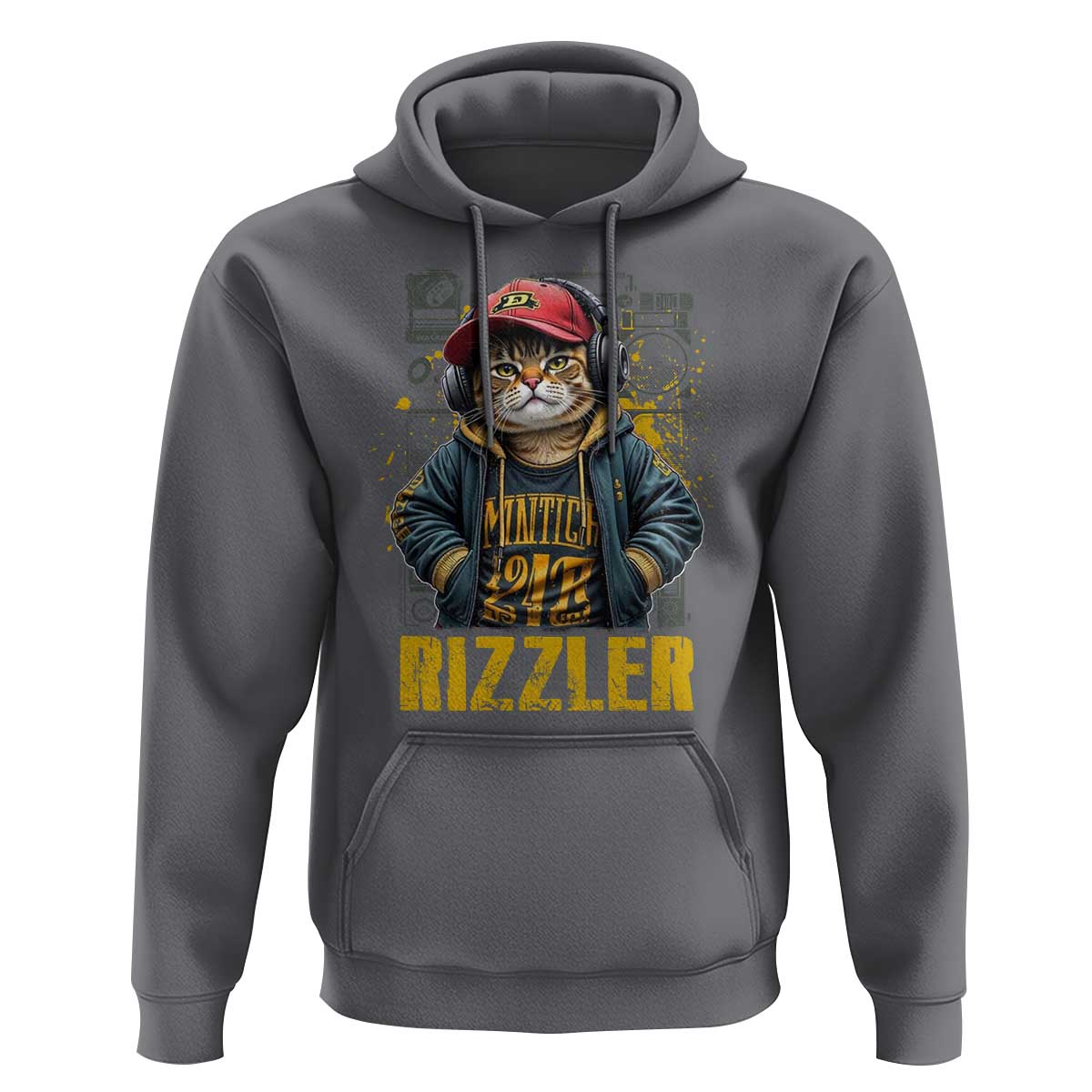 Funny Meme Rizzler Cat Hoodie