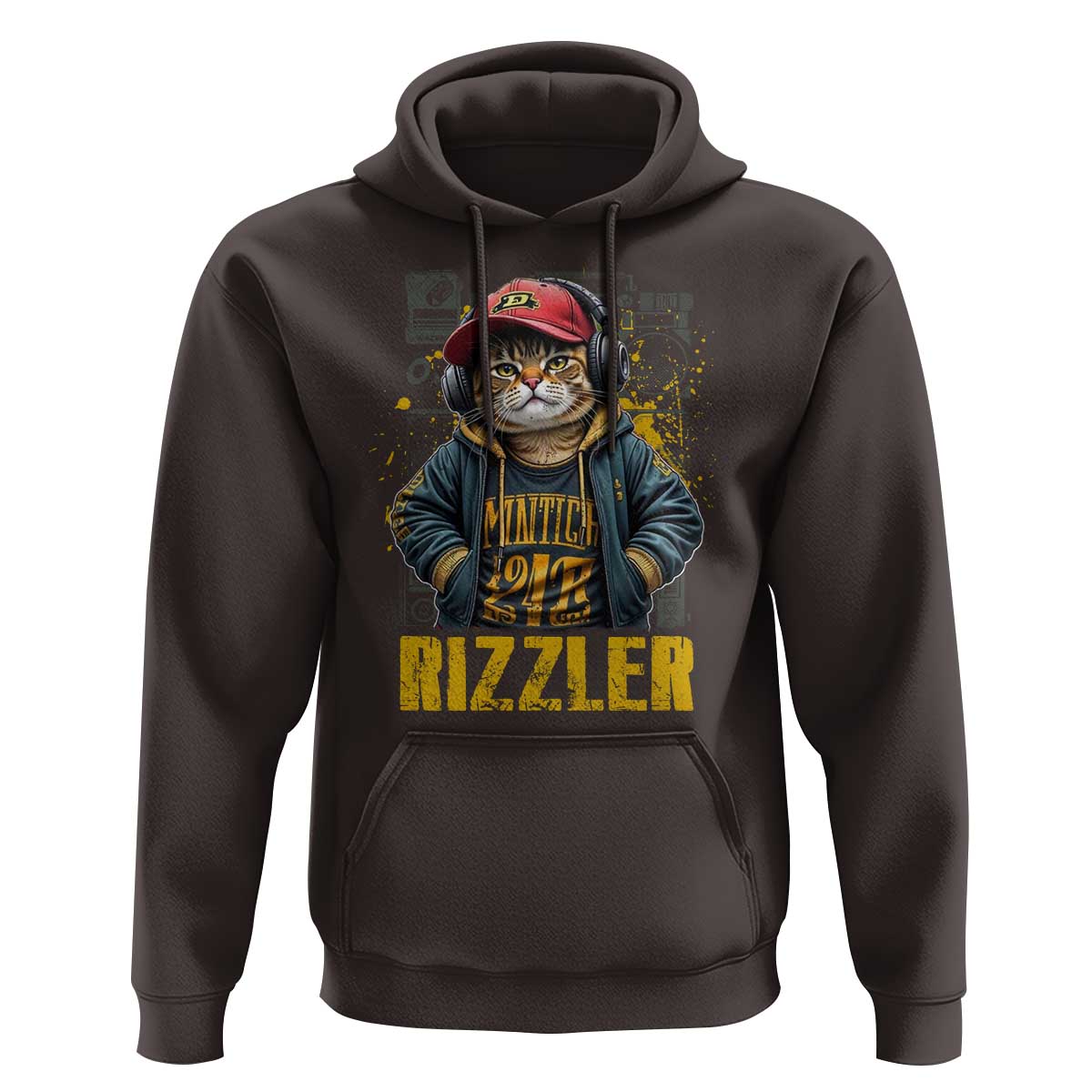 Funny Meme Rizzler Cat Hoodie