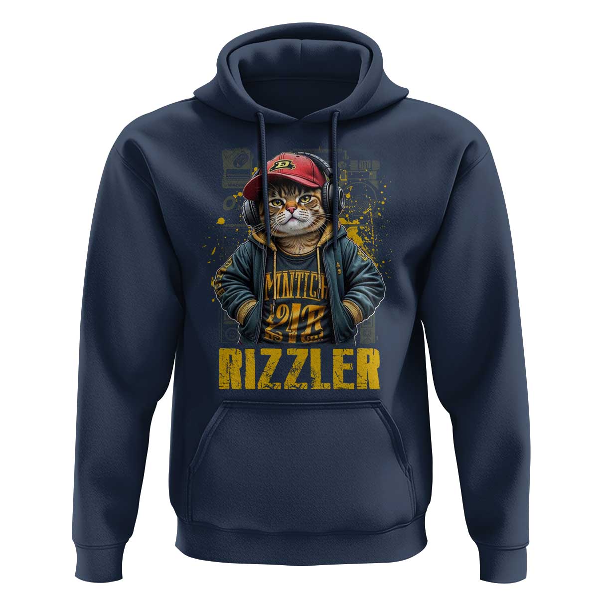 Funny Meme Rizzler Cat Hoodie