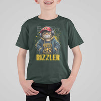 Funny Meme Rizzler Cat T Shirt For Kid
