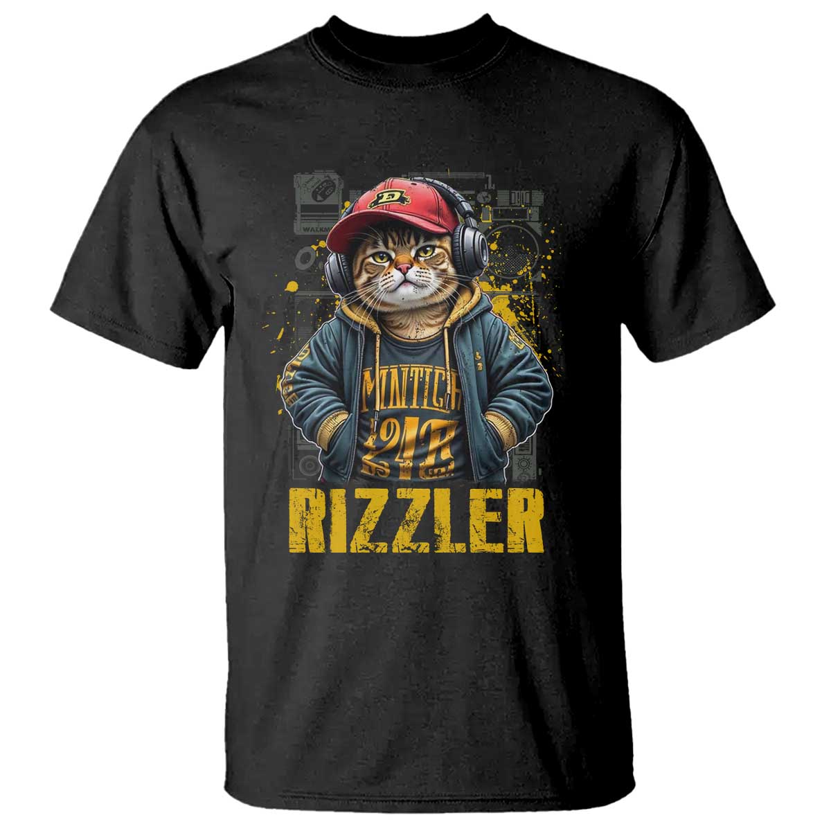 Funny Meme Rizzler Cat T Shirt