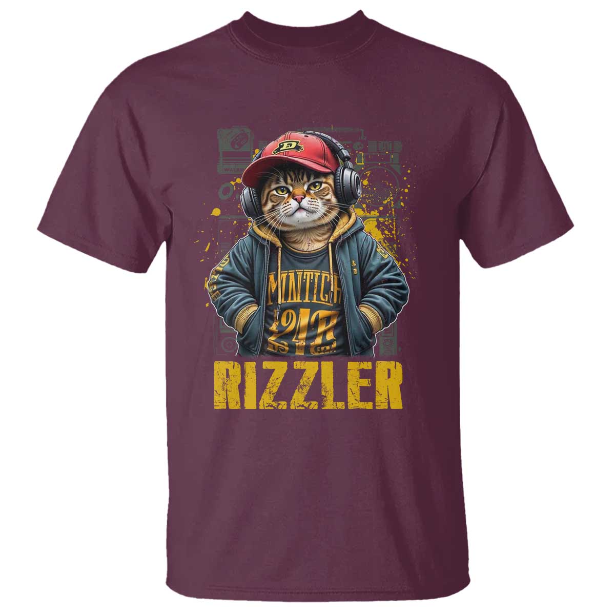 Funny Meme Rizzler Cat T Shirt