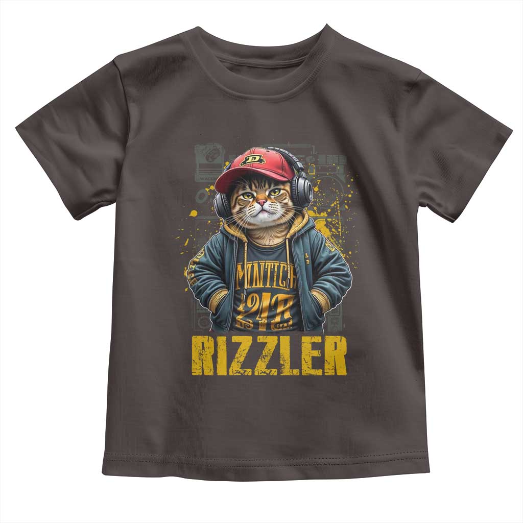 Funny Meme Rizzler Cat Toddler T Shirt