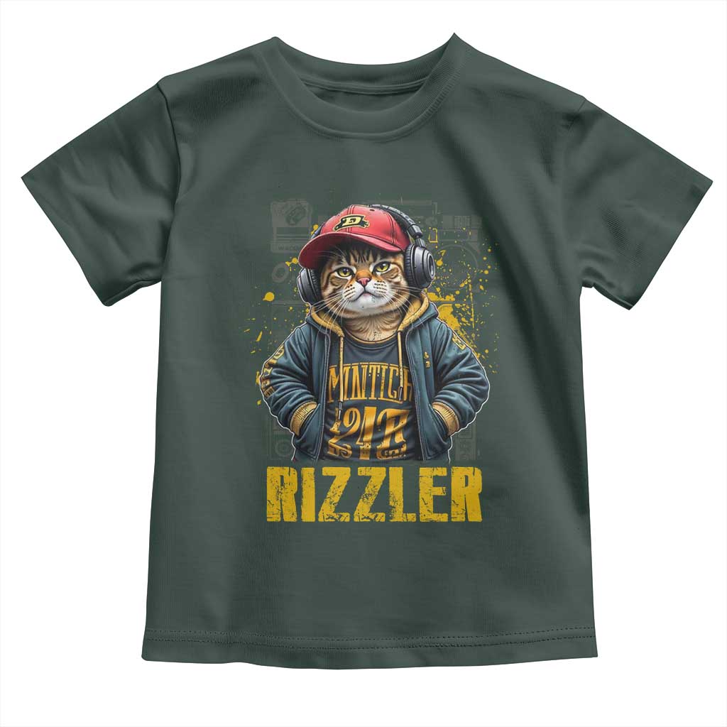 Funny Meme Rizzler Cat Toddler T Shirt