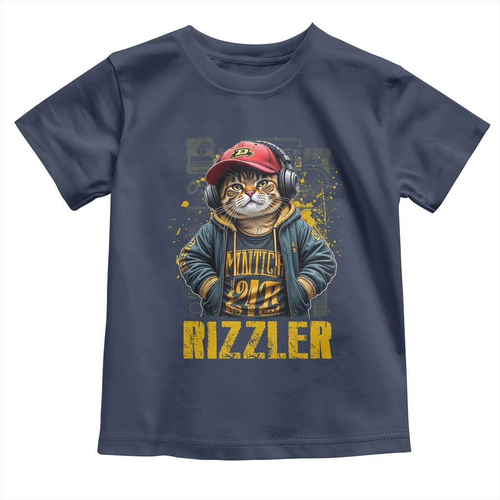 Funny Meme Rizzler Cat Toddler T Shirt