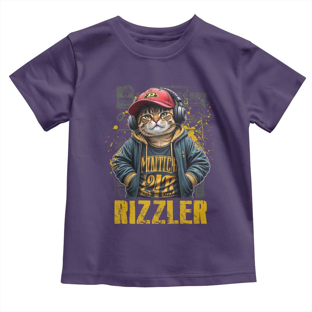 Funny Meme Rizzler Cat Toddler T Shirt