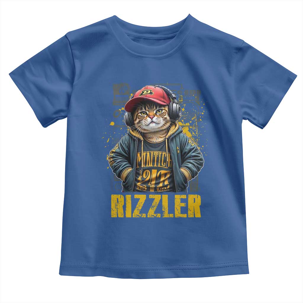 Funny Meme Rizzler Cat Toddler T Shirt