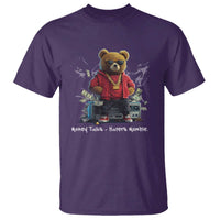 Teddy Fashion Hip Hop T Shirt Money talks Haters Mumble