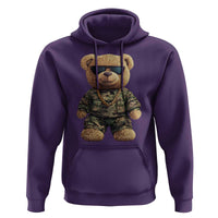 Camo Hip Hop Teddy Bear Hoodie Camouflage Gangsta Streetwear