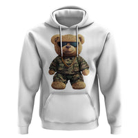 Camo Hip Hop Teddy Bear Hoodie Camouflage Gangsta Streetwear