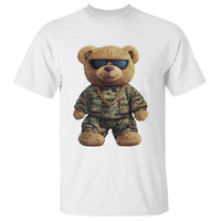 Camo Hip Hop Teddy Bear T Shirt Camouflage Gangsta Streetwear