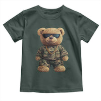 Camo Hip Hop Teddy Bear Toddler T Shirt Camouflage Gangsta Streetwear