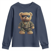 Camo Hip Hop Teddy Bear Youth Sweatshirt Camouflage Gangsta Streetwear