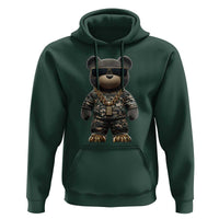 Hip Hop Teddy Bear Hoodie Camouflage Gangsta Streetwear