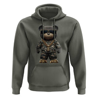 Hip Hop Teddy Bear Hoodie Camouflage Gangsta Streetwear