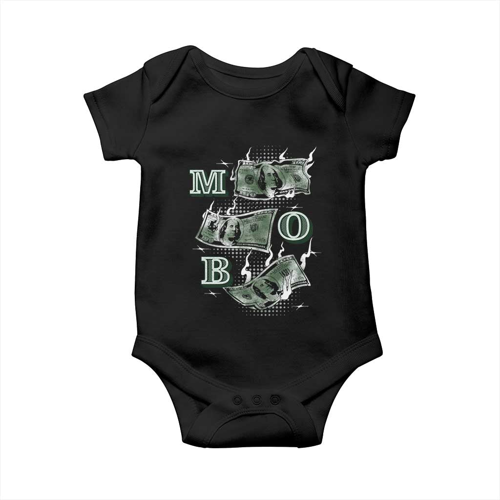 MOB Money Over Everything Baby Onesie