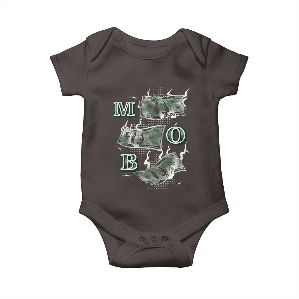 MOB Money Over Everything Baby Onesie