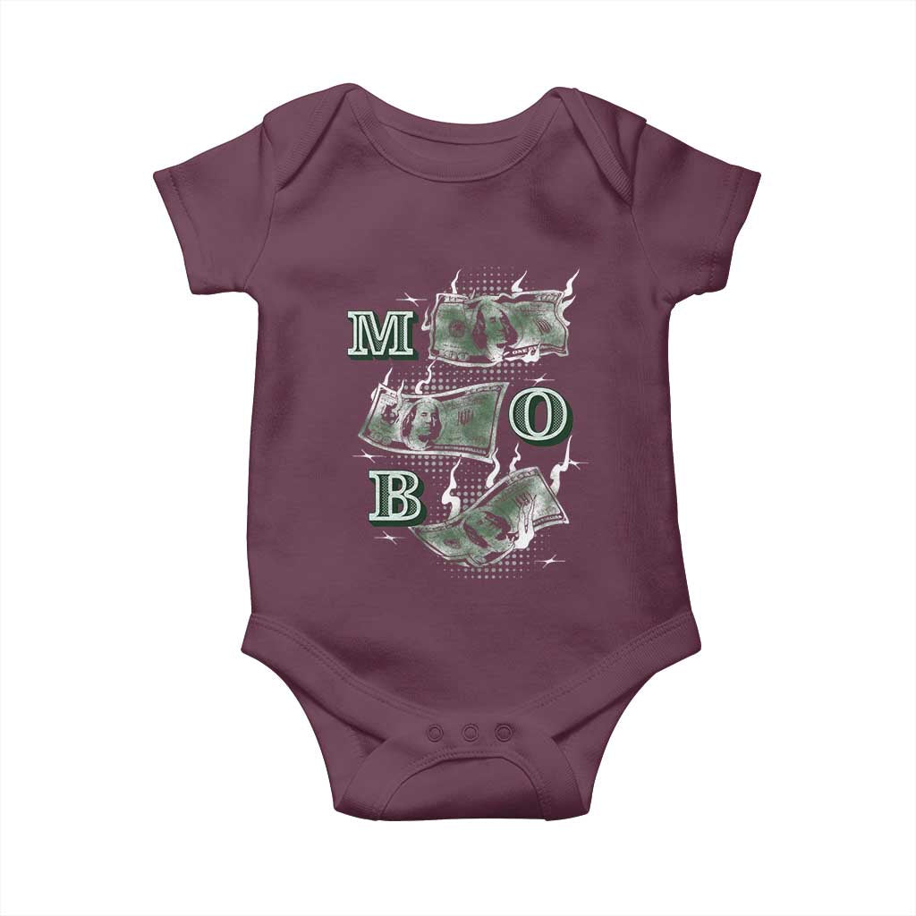 MOB Money Over Everything Baby Onesie