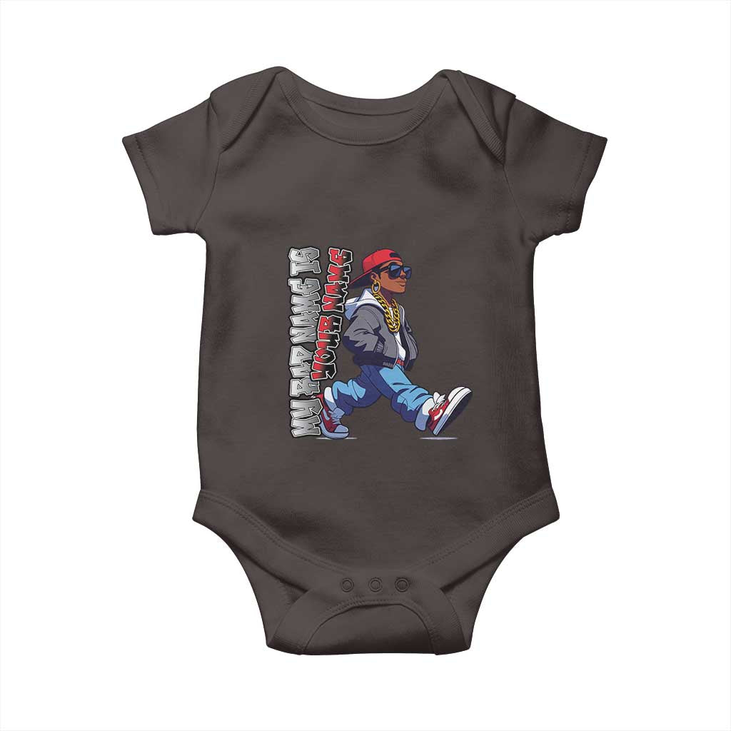 Personalized Hip Hop Rapper Baby Onesie Custom Name My Rap Name Is