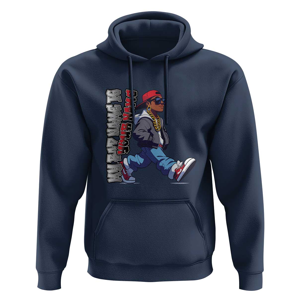 Personalized Hip Hop Rapper Hoodie Custom Name My Rap Name Is