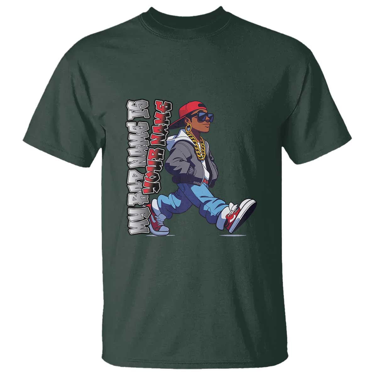 Personalized Hip Hop Rapper T Shirt Custom Name My Rap Name Is
