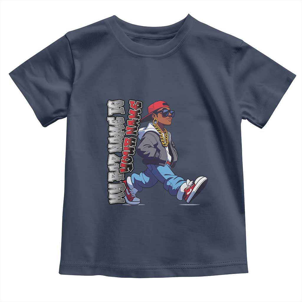 Personalized Hip Hop Rapper Toddler T Shirt Custom Name My Rap Name Is
