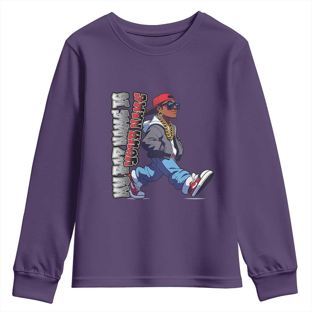 Personalized Hip Hop Rapper Youth Sweatshirt Custom Name My Rap Name Is