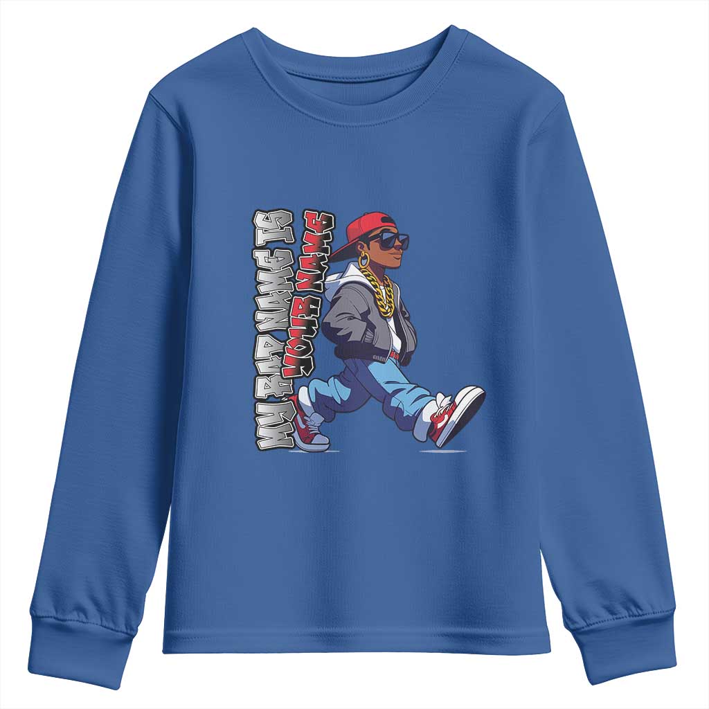 Personalized Hip Hop Rapper Youth Sweatshirt Custom Name My Rap Name Is