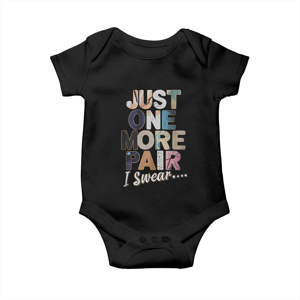 Sneaker Lover Baby Onesie Just One More Pair I Swear