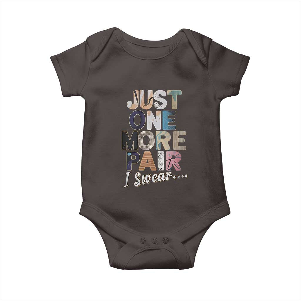Sneaker Lover Baby Onesie Just One More Pair I Swear