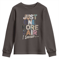 Sneaker Lover Youth Sweatshirt Just One More Pair I Swear