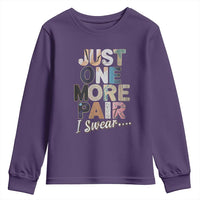 Sneaker Lover Youth Sweatshirt Just One More Pair I Swear