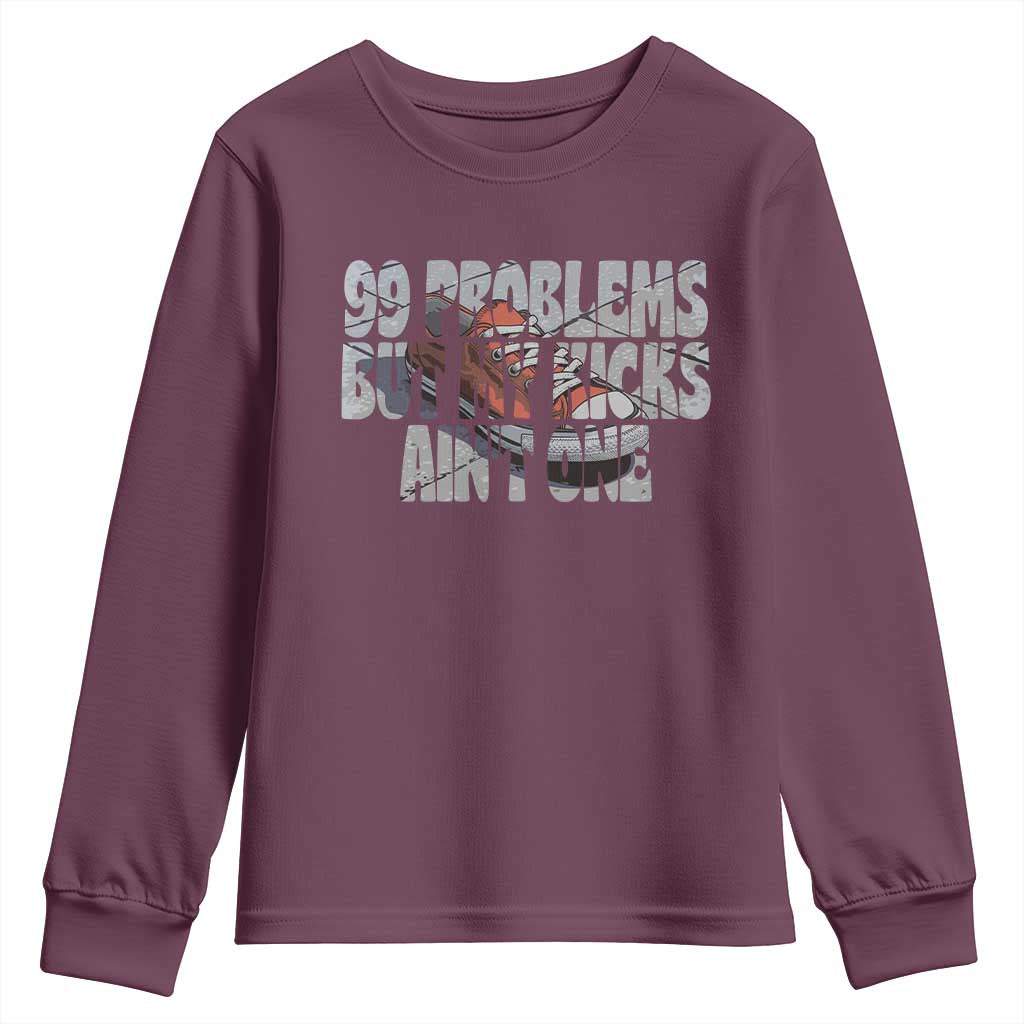Sneaker Lover Youth Sweatshirt 99 Problems But My Kicks Ain't One