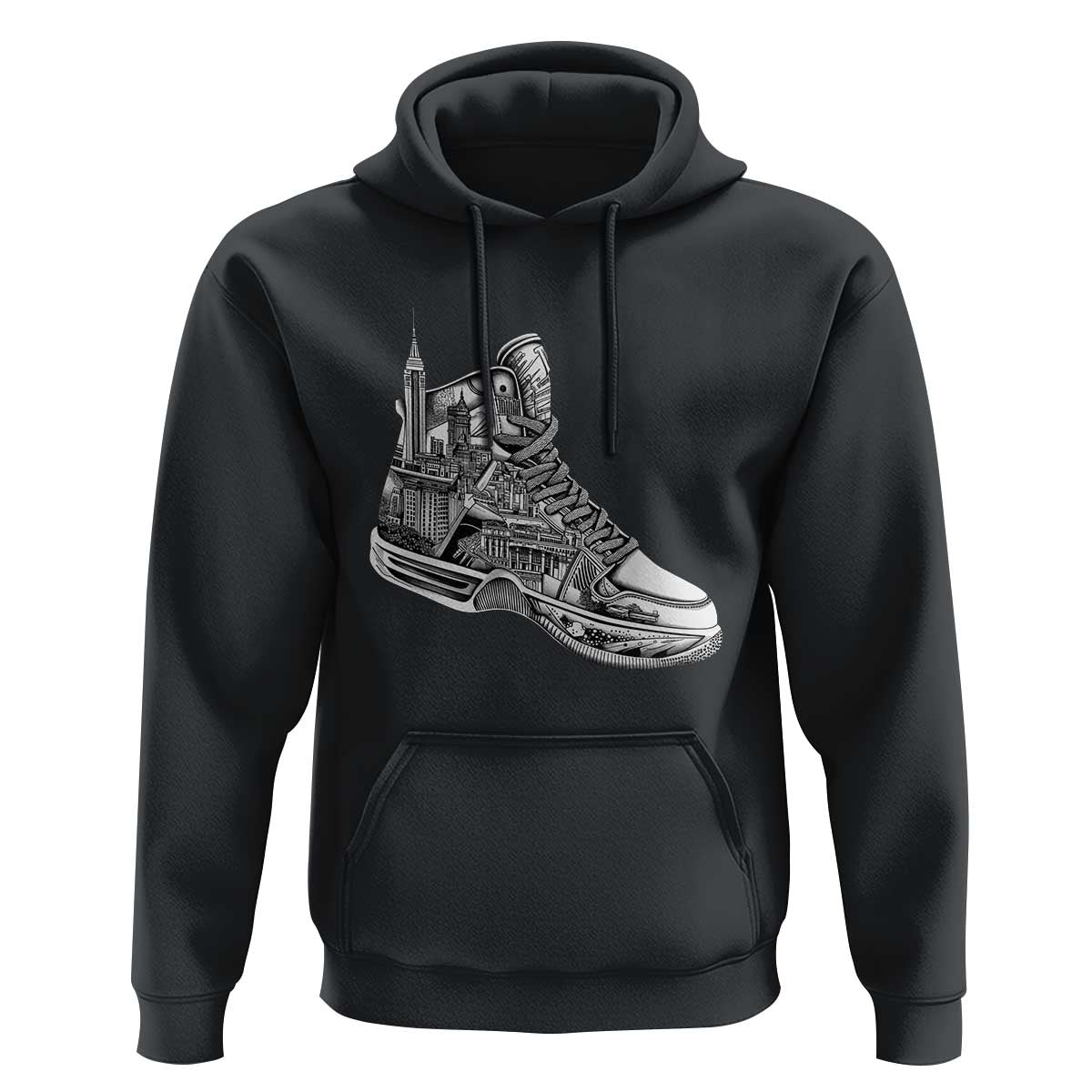 Sneaker Lover Hoodie Graphic New York Travel SNKR