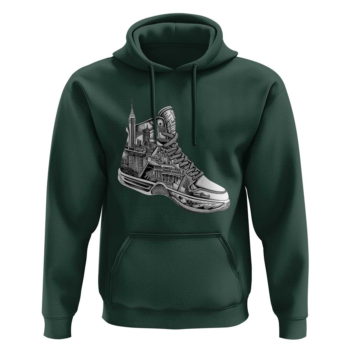 Sneaker Lover Hoodie Graphic New York Travel SNKR