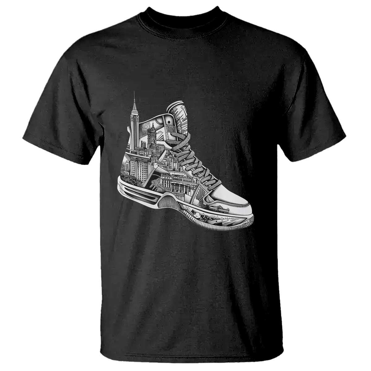 Sneaker Lover T Shirt Graphic New York Travel SNKR