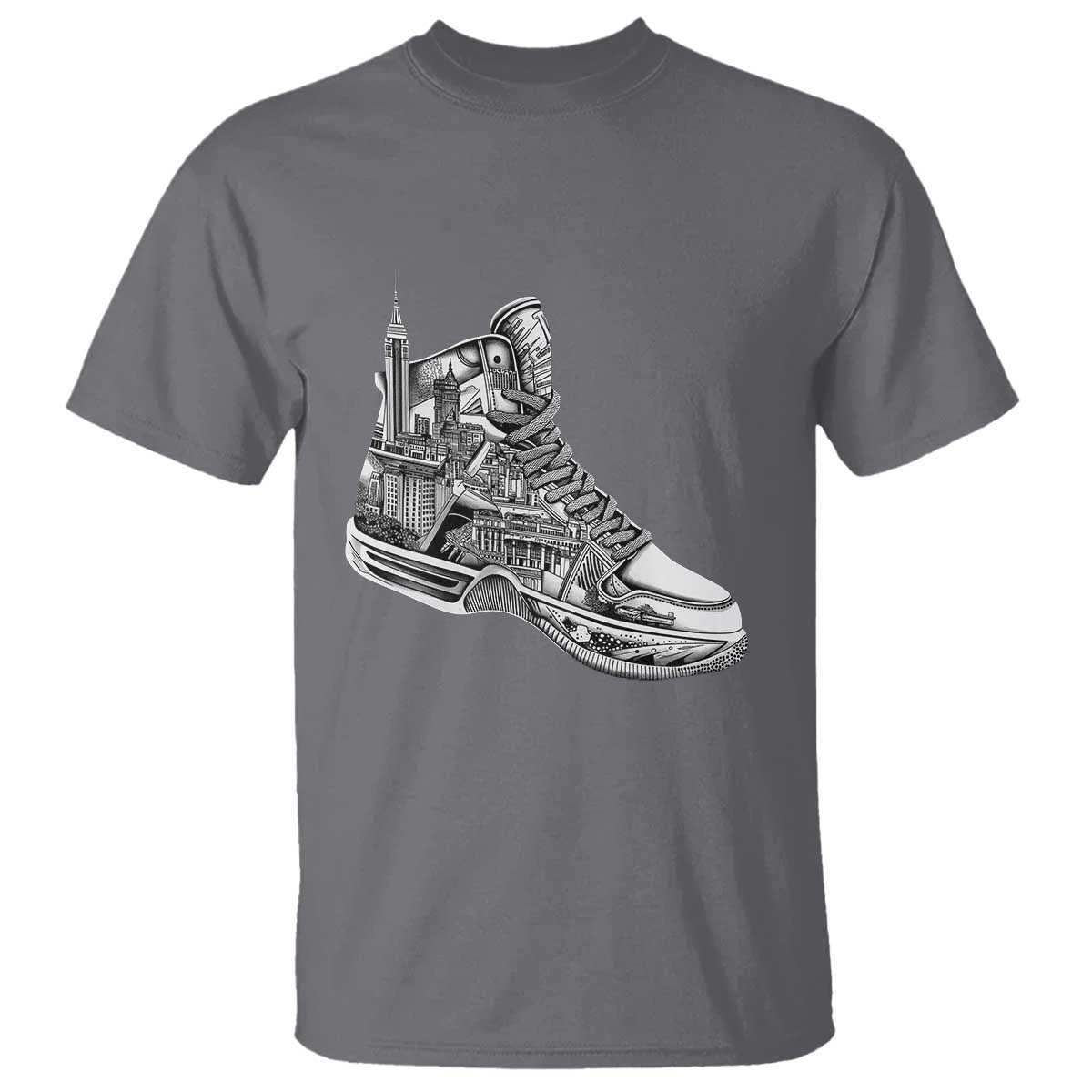 Sneaker Lover T Shirt Graphic New York Travel SNKR