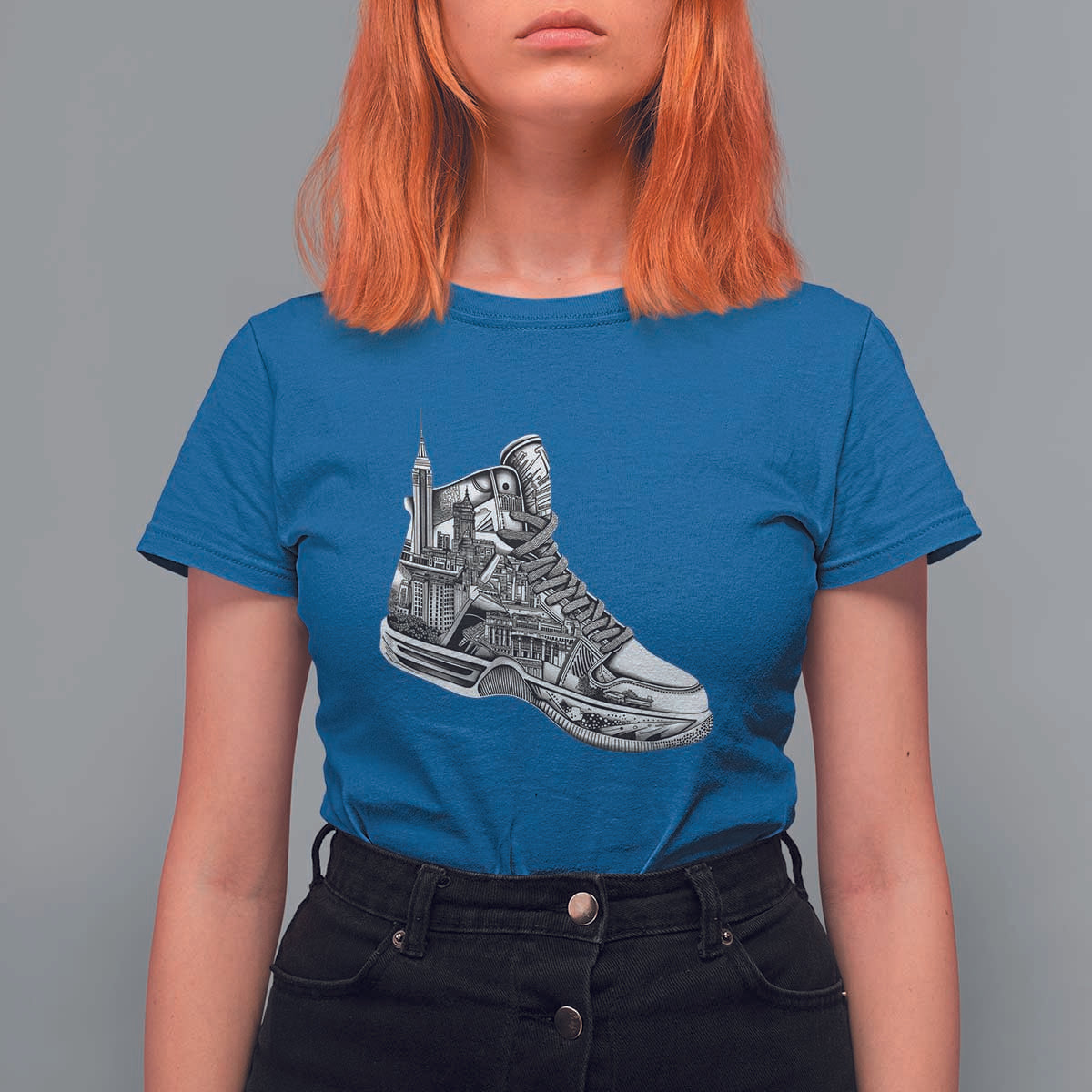 Sneaker Lover T Shirt For Women Graphic New York Travel SNKR