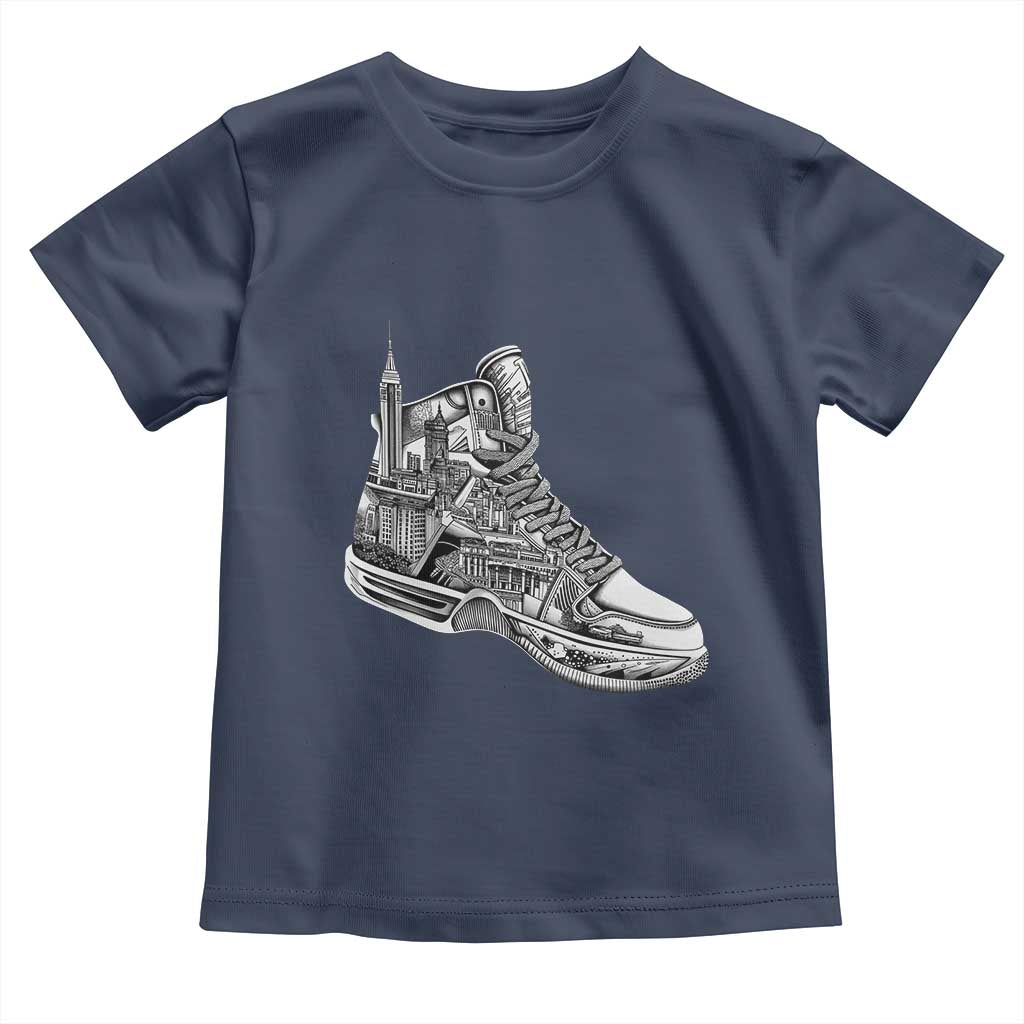 Sneaker Lover Toddler T Shirt Graphic New York Travel SNKR