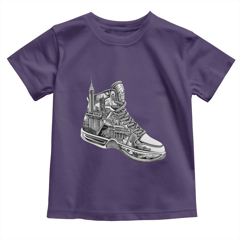 Sneaker Lover Toddler T Shirt Graphic New York Travel SNKR