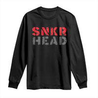 Sneaker Lover Long Sleeve Shirt SNKR Head
