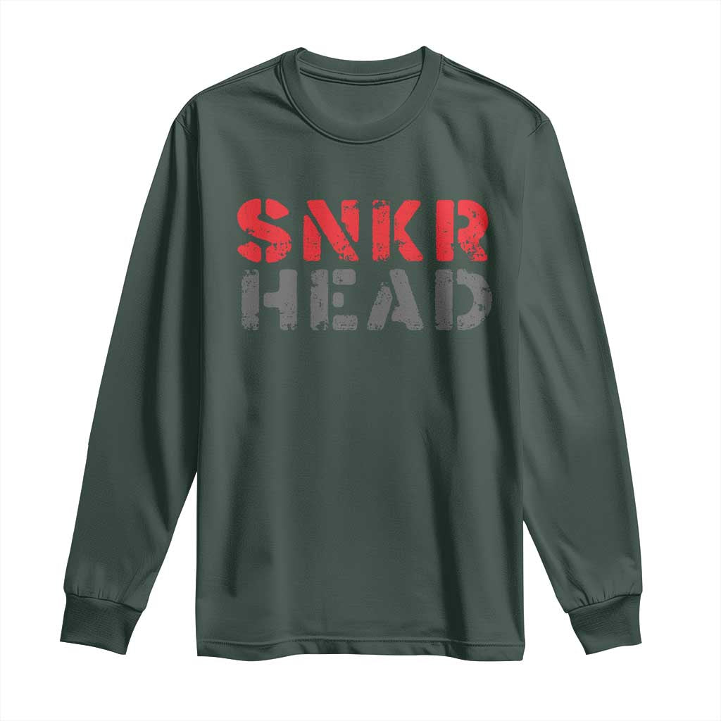Sneaker Lover Long Sleeve Shirt SNKR Head