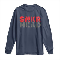 Sneaker Lover Long Sleeve Shirt SNKR Head