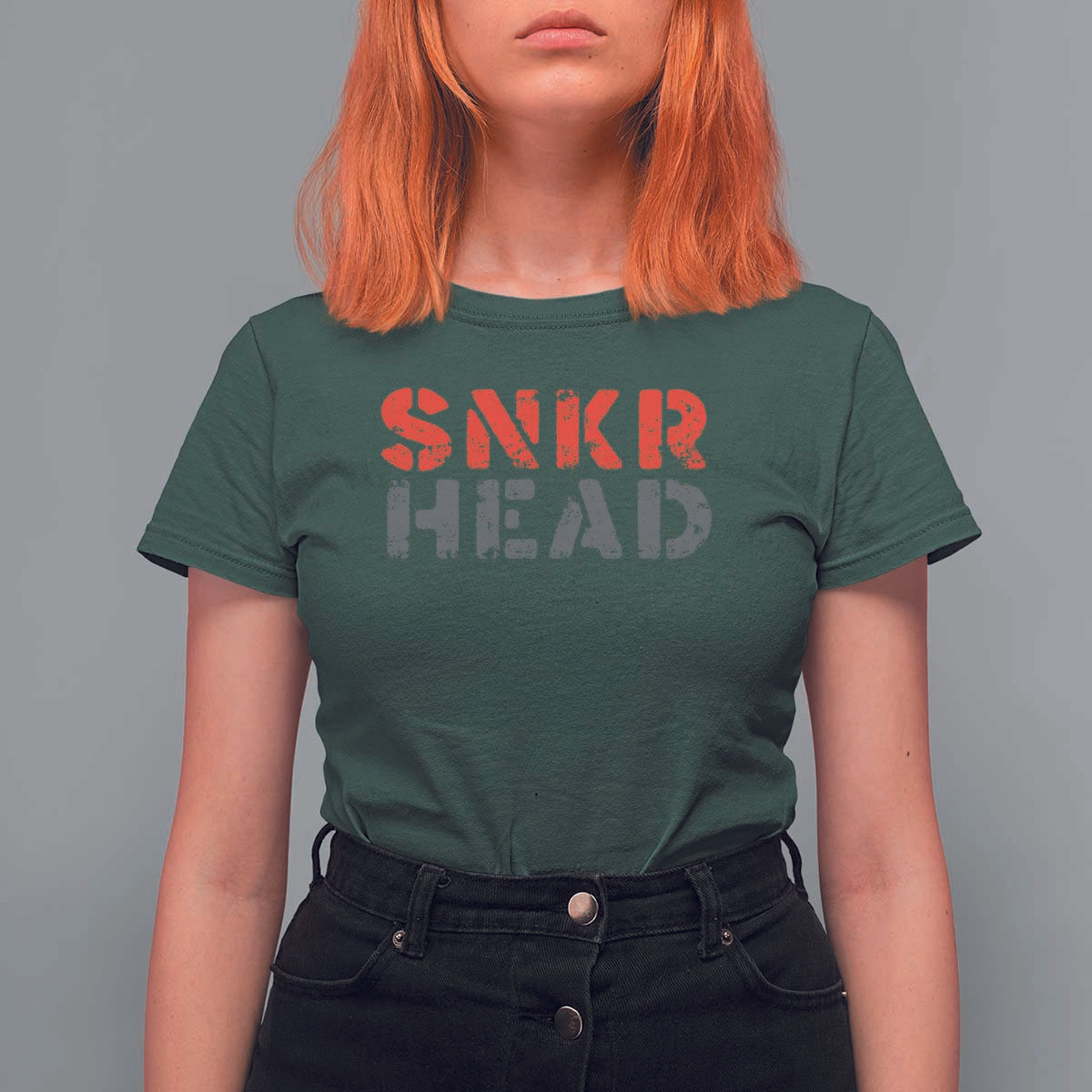Sneaker Lover T Shirt For Women SNKR Head