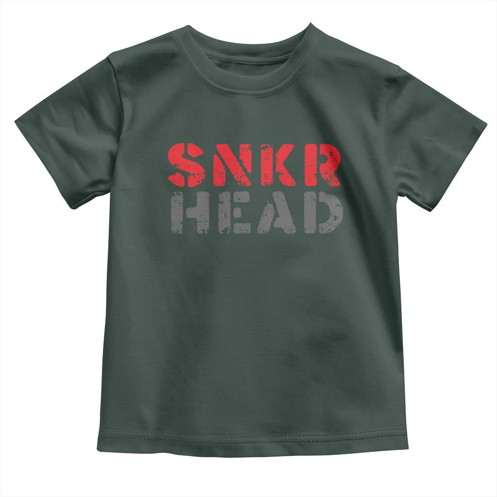 Sneaker Lover Toddler T Shirt SNKR Head