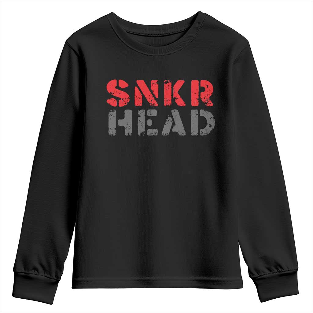 Sneaker Lover Youth Sweatshirt SNKR Head