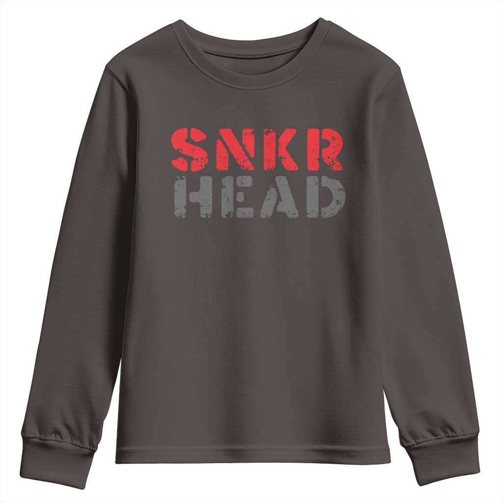 Sneaker Lover Youth Sweatshirt SNKR Head