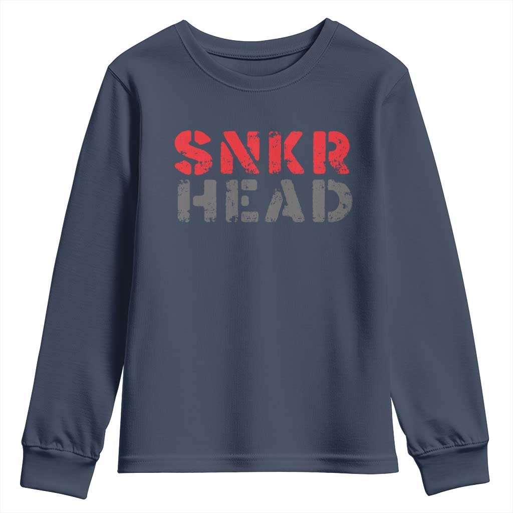 Sneaker Lover Youth Sweatshirt SNKR Head