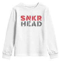 Sneaker Lover Youth Sweatshirt SNKR Head