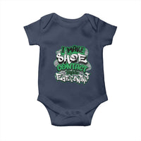 Funny Sneaker Lover Baby Onesie I Make Shoe Contact Before Eye Contact